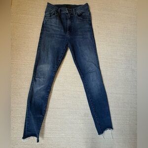 Mother Stash Swooner Ankle fray jeans in good condition